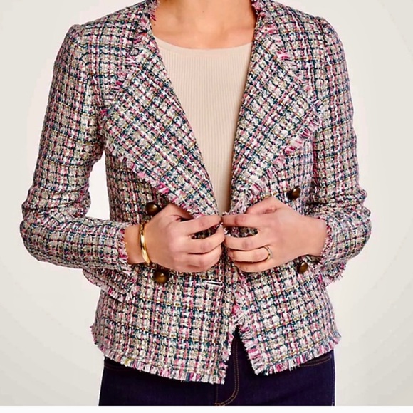 Ann Taylor Jackets & Blazers - NWOT Ann Taylor Tweed Blazer 0